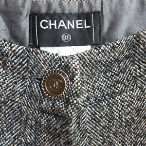 Authentic CHANEL RUNWAY Wool Tweed Pants